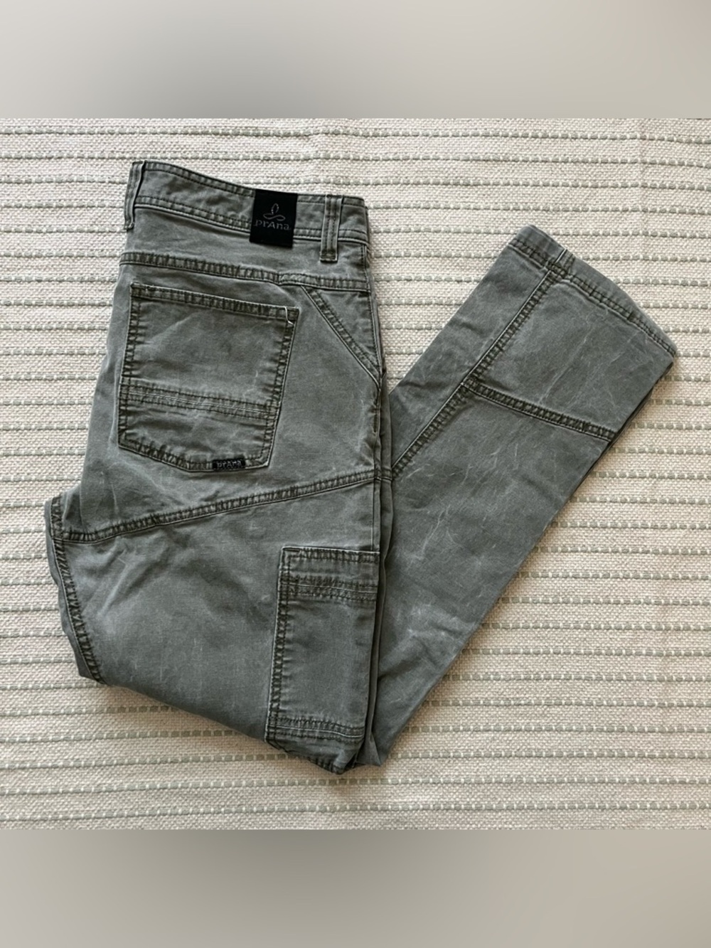 PrAna Breathe gray denim pants